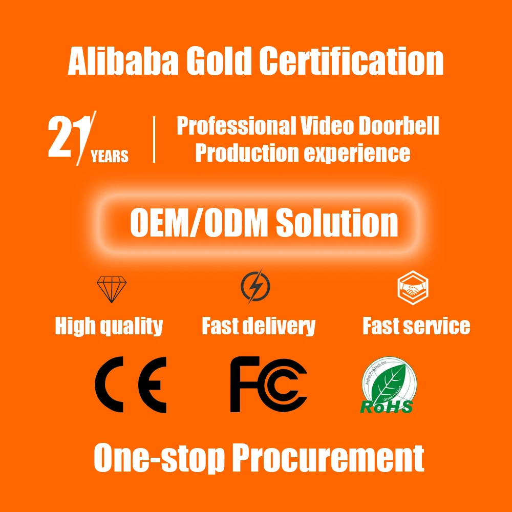 Wifi Security 3 Day Free Cloud Storage Battery Sleep Standby A Year Intercom Smart Wireless Ring Door Bell Video Doorbell Camera