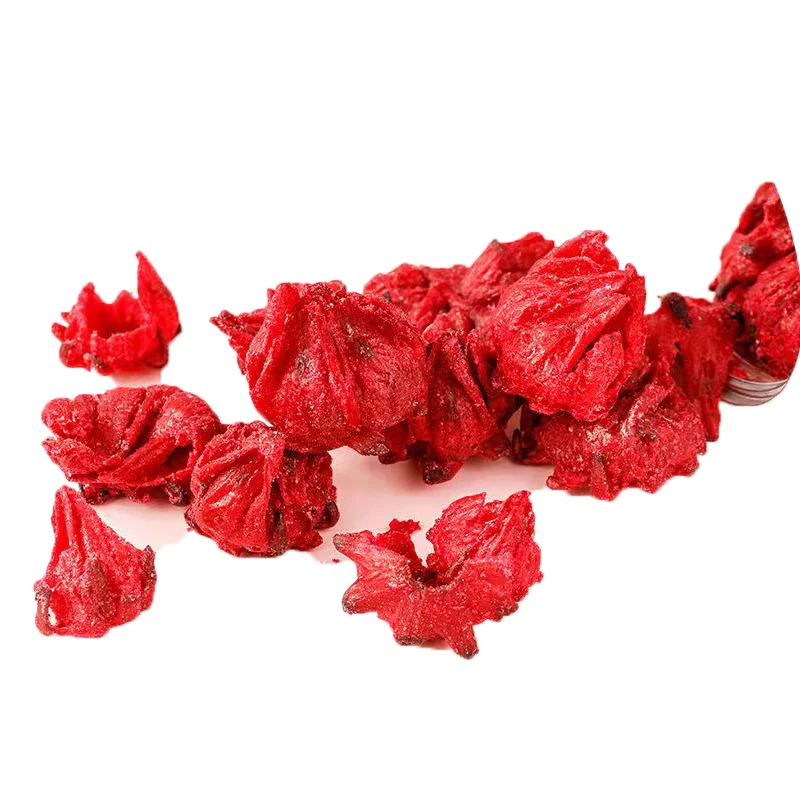 New Product Ready to Eat Vacuum Fried Dehydrated Dried Fruit Roselle Chips
