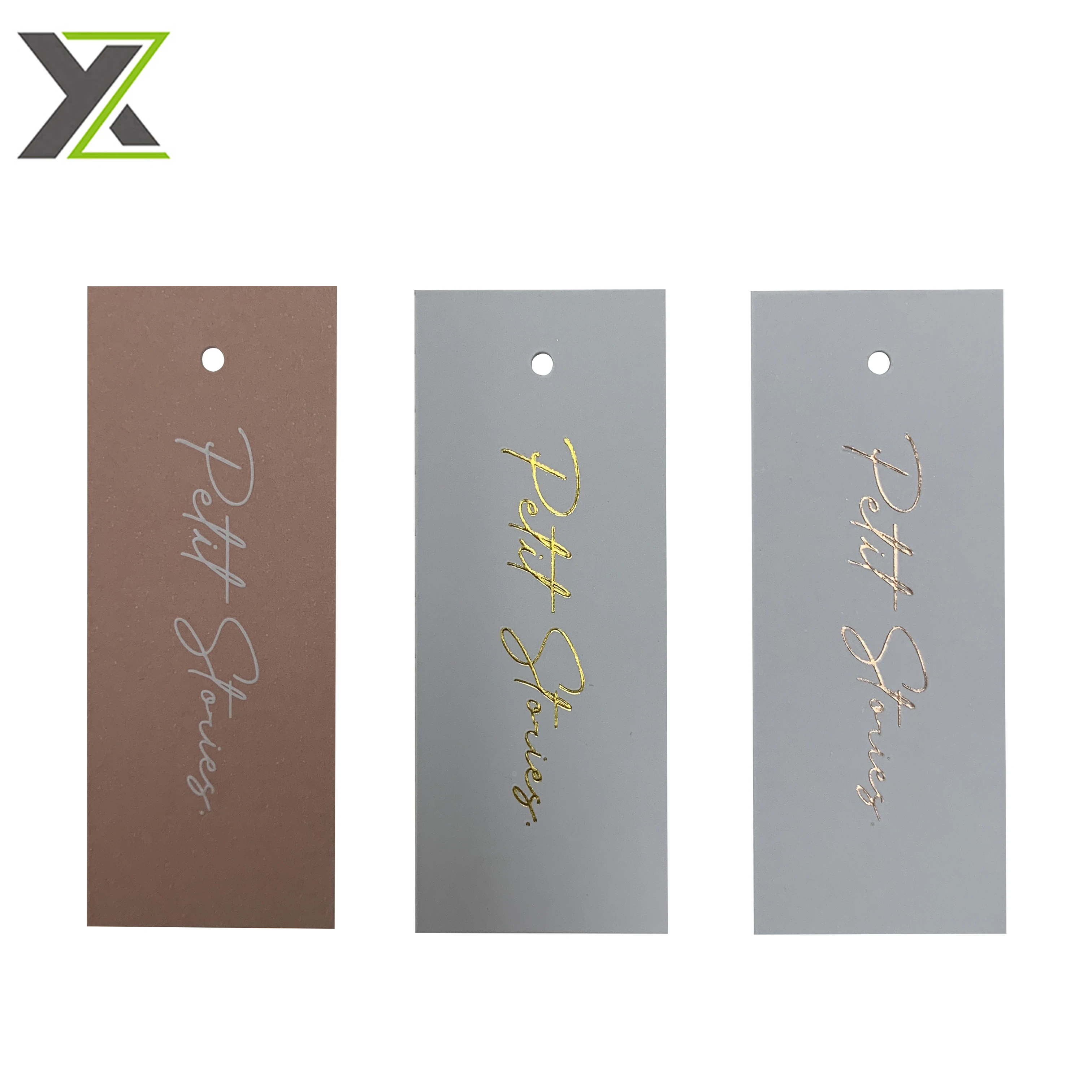 custom logo printing string swing tag for garment clothing hang tags