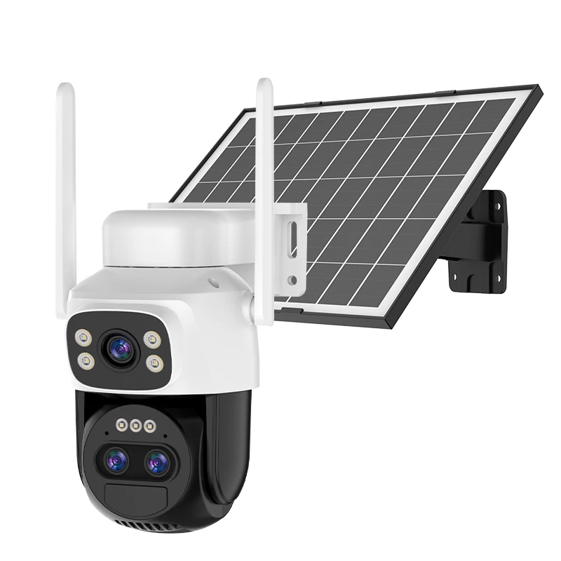 O-Kam Pro 360 двусторонний домофон BG622TR 9Mp наружная IP-камера с тремя объективами ночного видения 4G Sim-карты варианты хранения данных NVR Cloud