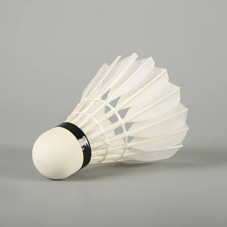 Most Durable Top Quality Professional play All Round Pure White Feather Badminton Shuttlecock