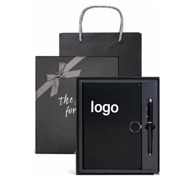 Promotional Gift sets Custom logo usb flash drives holder pen Novelty Gifts Planner Notebooks A5 corporate gift set Giveaways