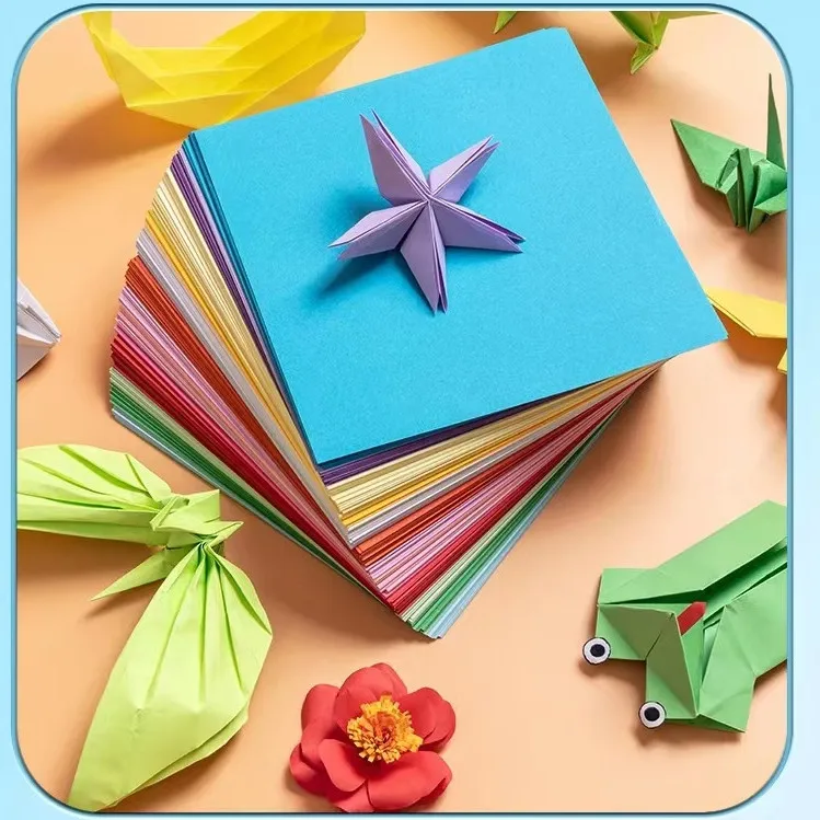 Custom size 80g Color Fancy paper origami DIY paper  For children DIY hand craft