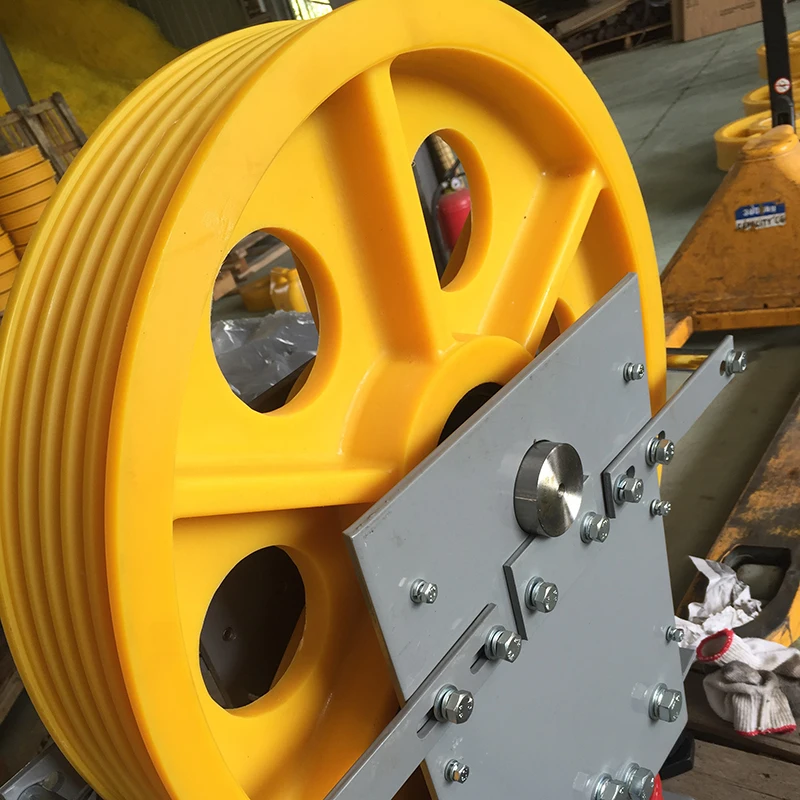 elevator Nylon Pulley Wheels Traction Sheave Elevator Drive Pulley