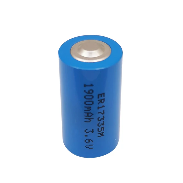 Non rechargeable Li-SOCIL2 battery 2/3a er17335m 3.6v 1900mah