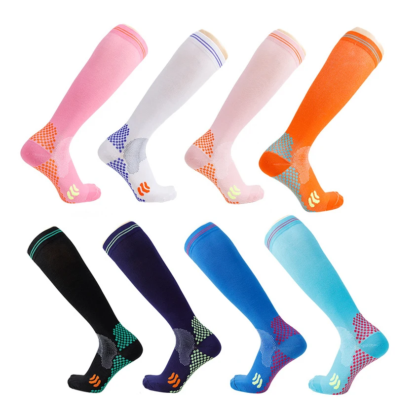 New Arrival Cycling Running Compression Socks Unisex Long Sport Compression Sock