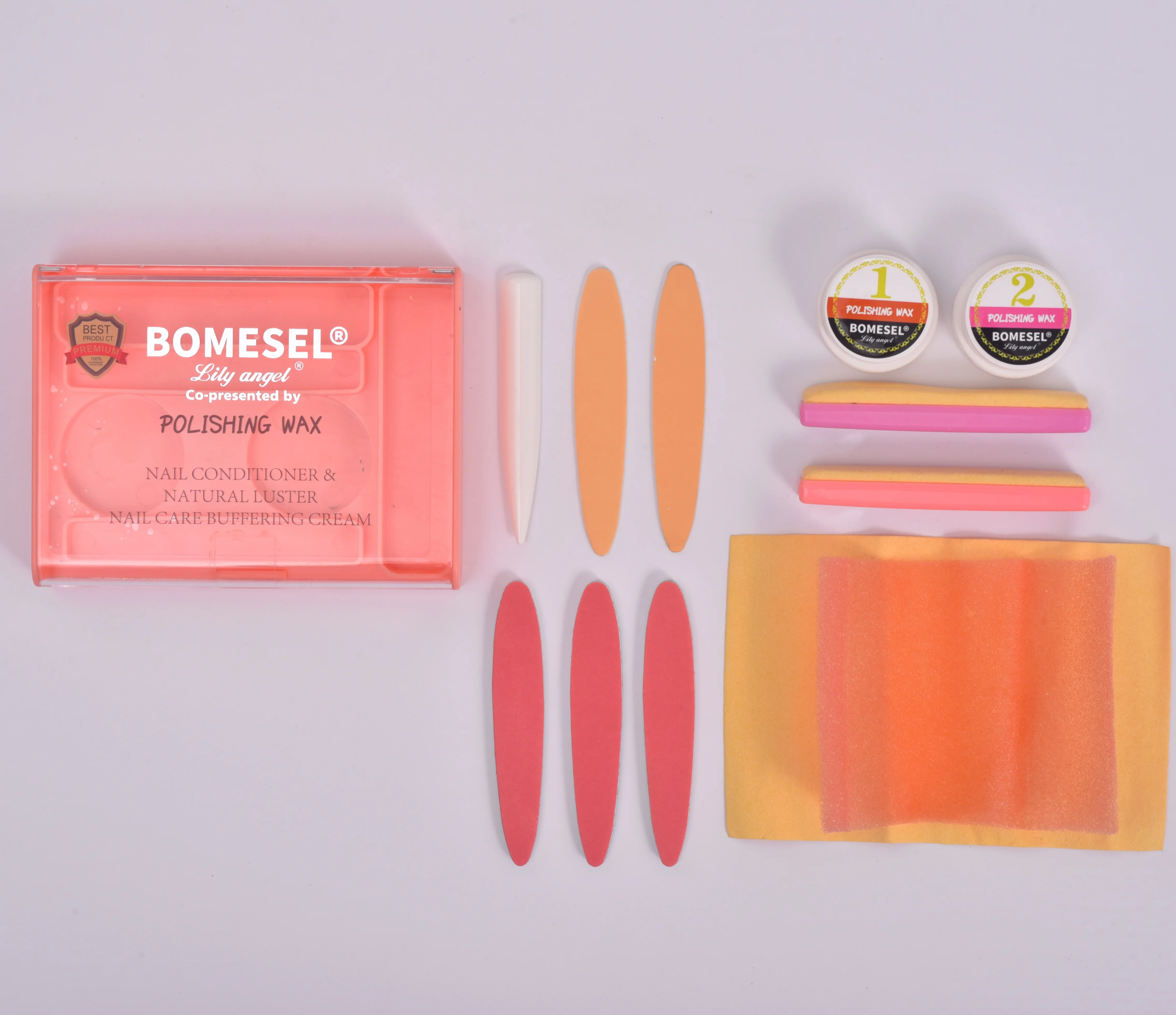 Polishing Wax Nail Tool Kit With Nail File Buffer Manicure Tools Professional Beauty Nails Supplies Wholesale For Uv Gel Polish