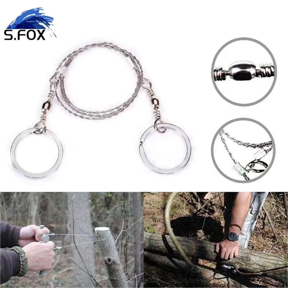 Портативная практичная проволочная пила для кемпинга, походов, ручная стальная цепная пила