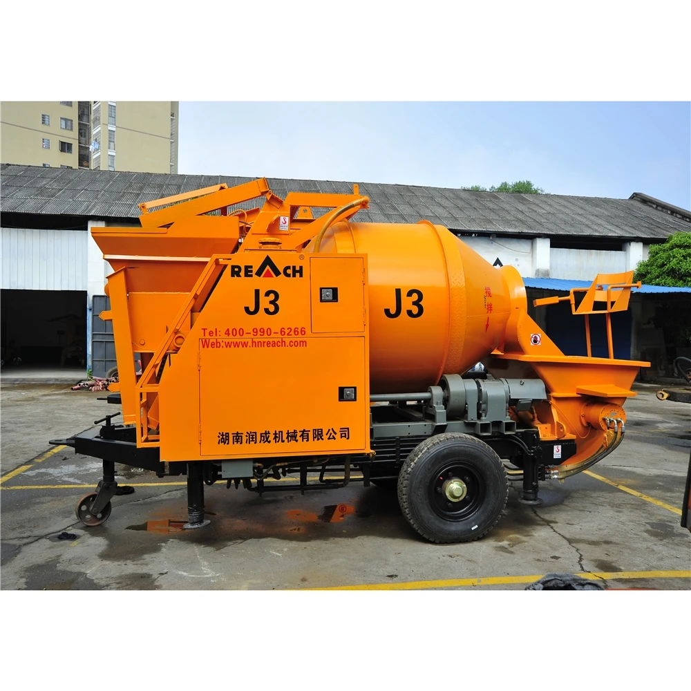 
Self-loading Price Of Hino Mixer Truck Cement Mixing Transiter Bigger 0.5m3 Hopper Diesel 37kw Engine Concrete Pumps Trailer 