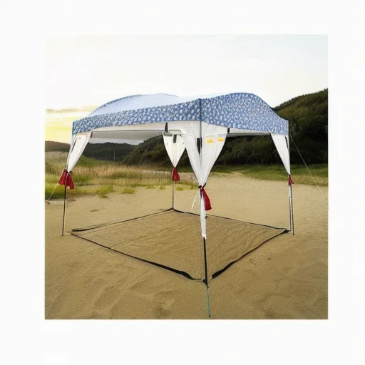 Wind Valley Camping Reinforced Outdoor Garden Canopy Pop Up Family Folding Car Rear Beach Tent