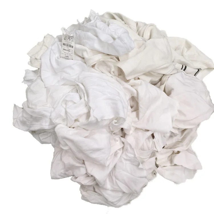 100 cotton Cleaning Rags White T-shirt 100% cotton rags from China exotic rag