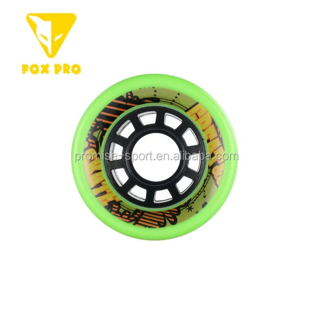 High rebound for bicycle and speed skate big inline skate pu wheel 62x40mm abs roller wheel
