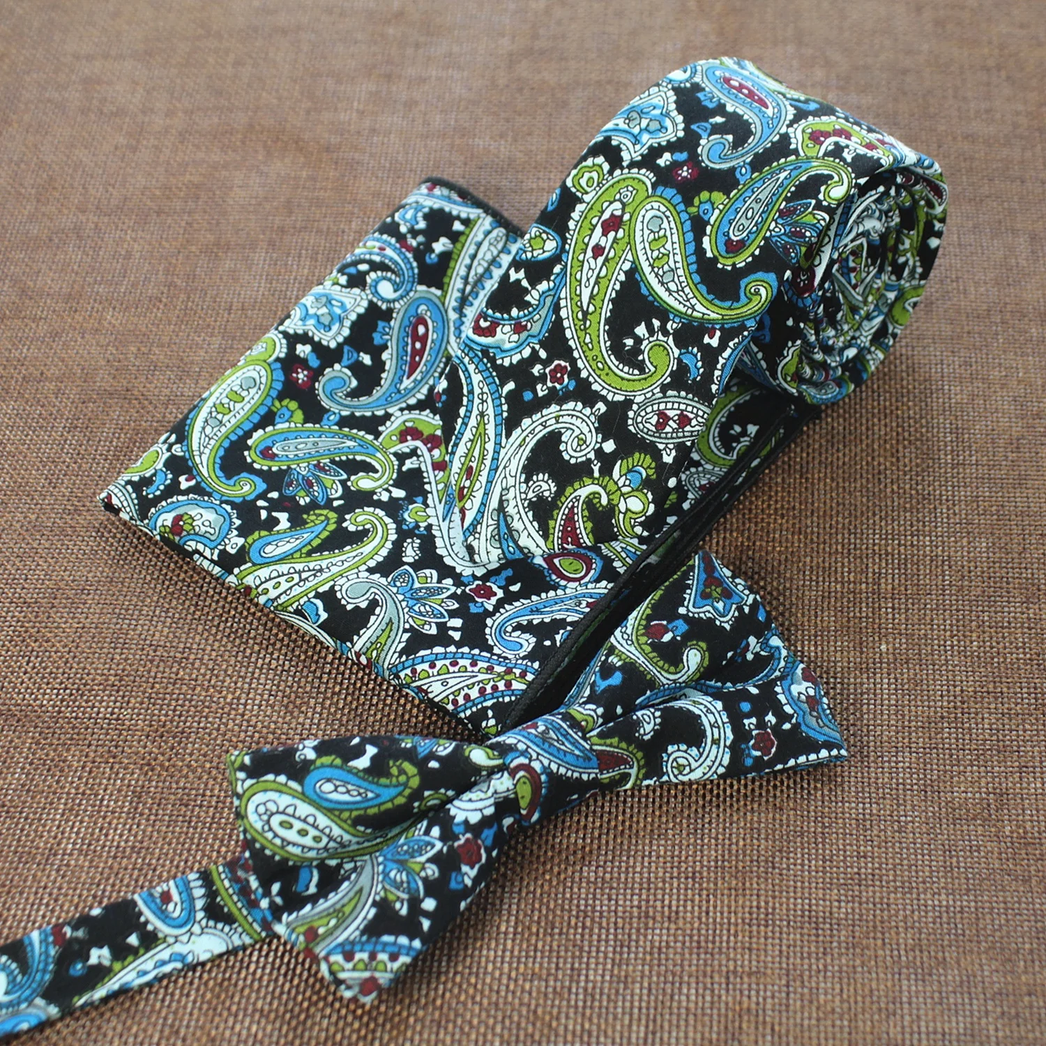 Недорогой тонкий галстук, мужской галстук и носовой платок, хлопковый галстук-бабочка и квадратный Карманный галстук для мужчин