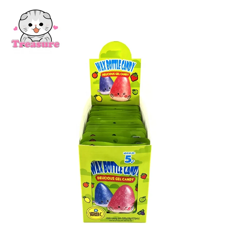 Fruit juice candy color soft candy halal candy