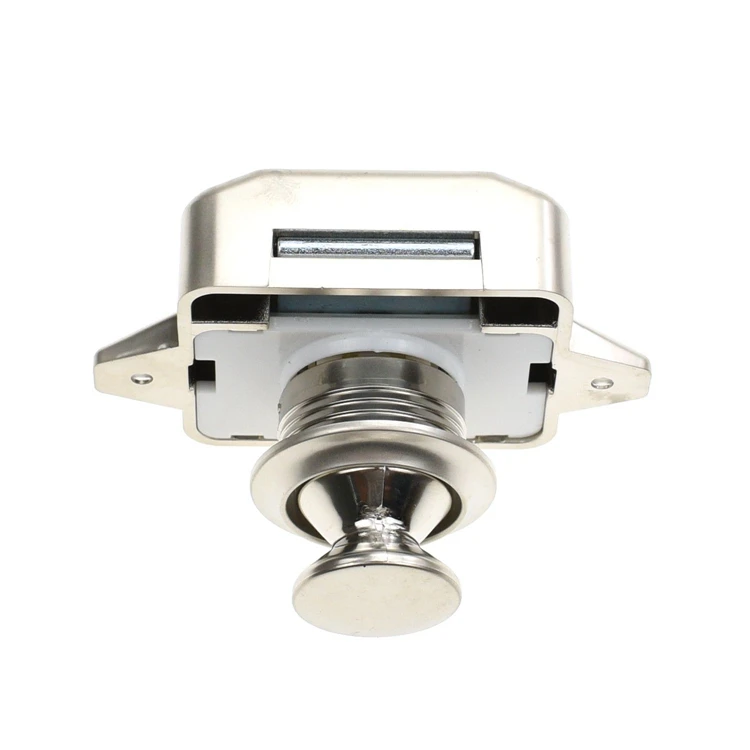 YH3004 Camper Motorhome Furniture Rv Push Lock Square Push Button Caravan Lock