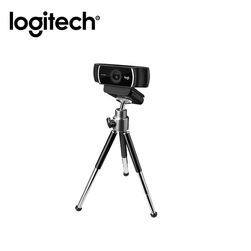 Original Logitech C922 Pro HD Webcam 1080P Autofocus Built-in Microphone Stream HD Anchor Camera With tripod