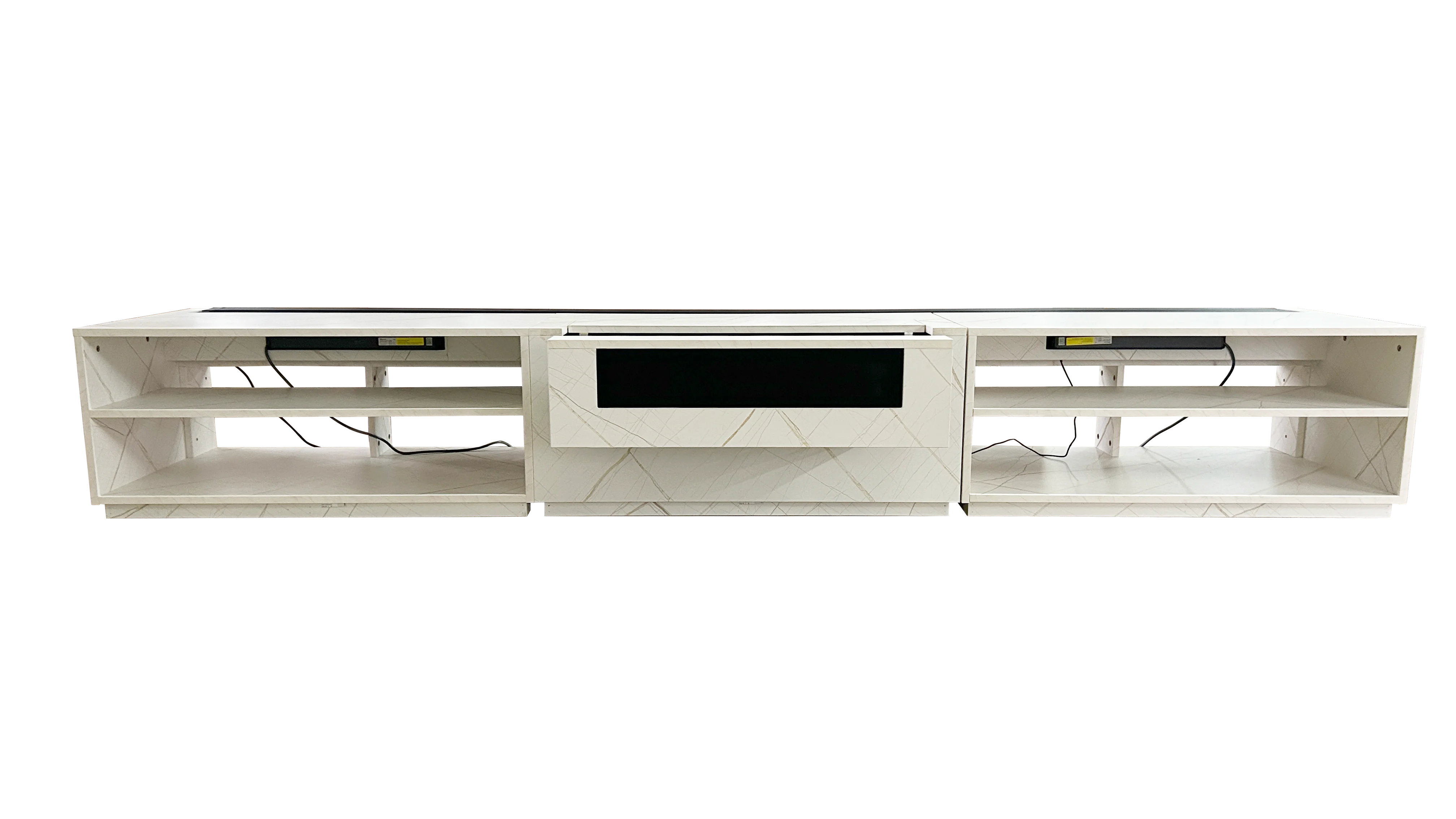 Living room home Theater Intelligent UST Projector Cabinet for ALR motorized floor rising  projection screen