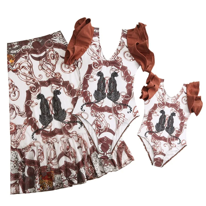 Custom swimwear beachwear kids Swimsuits Baby Girls Summer One piece Swimwear