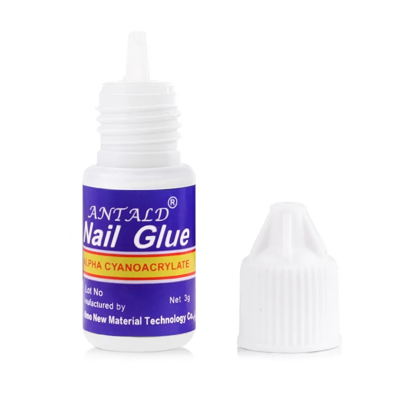 Nail Accessories Glue OEM 3g Professional Fast Drying Bond Glue for Artificial Press on Fingernails