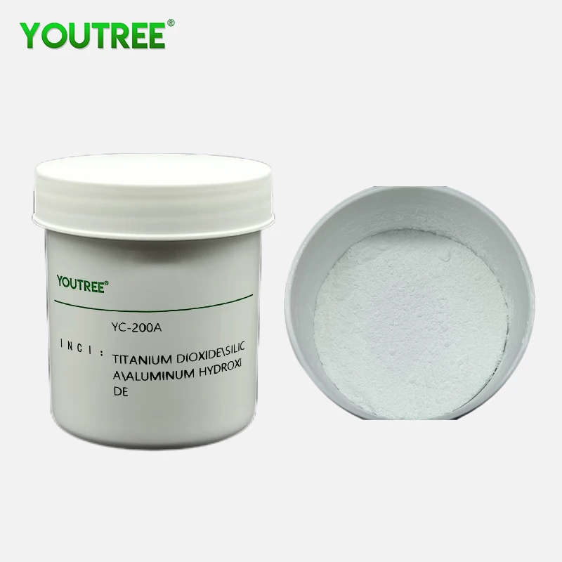 YOUTREE YC-200A Factory Supply Cosmetic Ingredients  Tio2 Rutile Nano Titanium Dioxide Hydrophilic Tio2 Nanoparticle