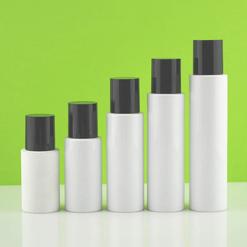 spray pump  PET plastic skincare  cosmetic PET firming serum bottle