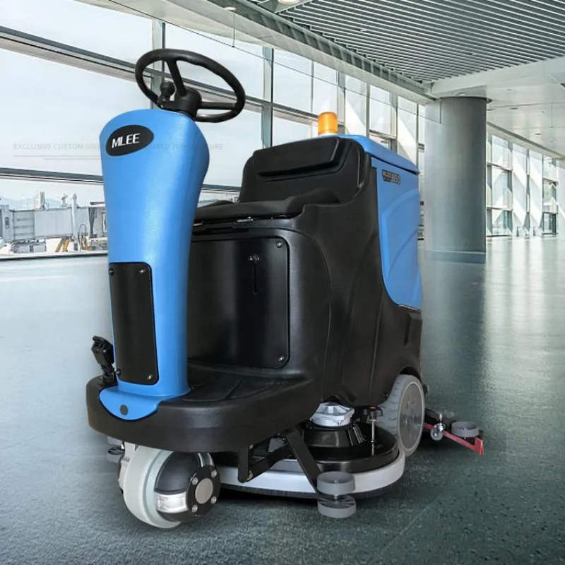 MLEE-850BT Battery Wet Dry Floor Sweeping Machine Gym School Airport Concrete Marble Tile Floor Scrubber