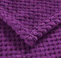 cheap factory wholesale custom bestseller texture waffle fleece blanket honeycomb embossed fleece blankets throw decke for home