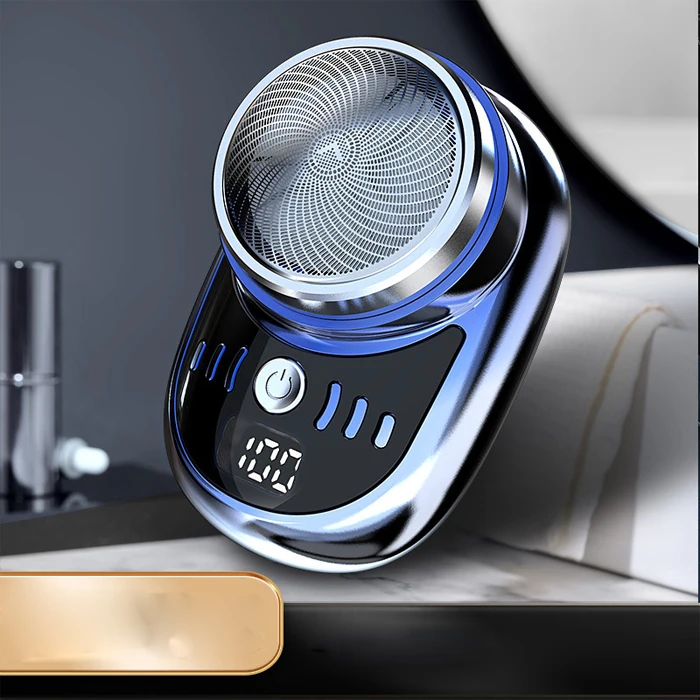 Mini Portable Electric Shaver Pocket Size Beard Shaver Wet and Dry Mens Face Razor Electric Shaver