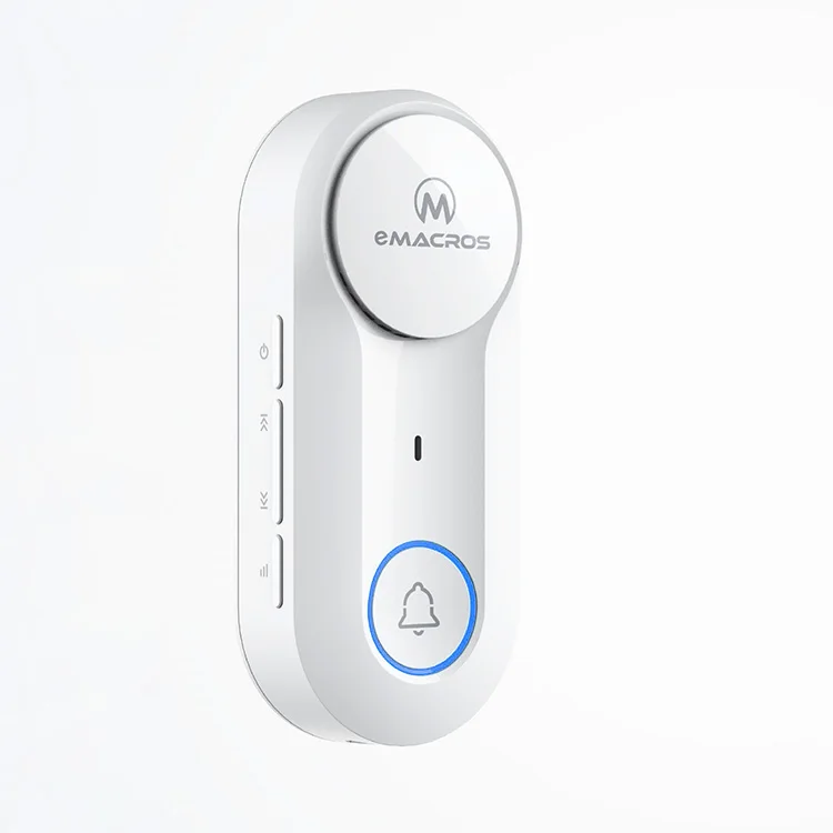 EMACROS New Product Intercom Door Bell Ring Wireless With Voice Intercom 2 Way Talk