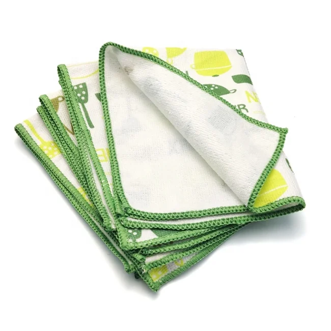 100% Polyester Sublimation Print Kitchen Cleaning Cloth Printed Kitchen Towel