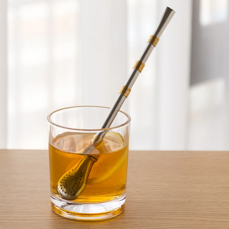2024 новые Съемные Металлические соломинки из нержавеющей стали Yerba Mate для чая напитка с фильтром легко очищается