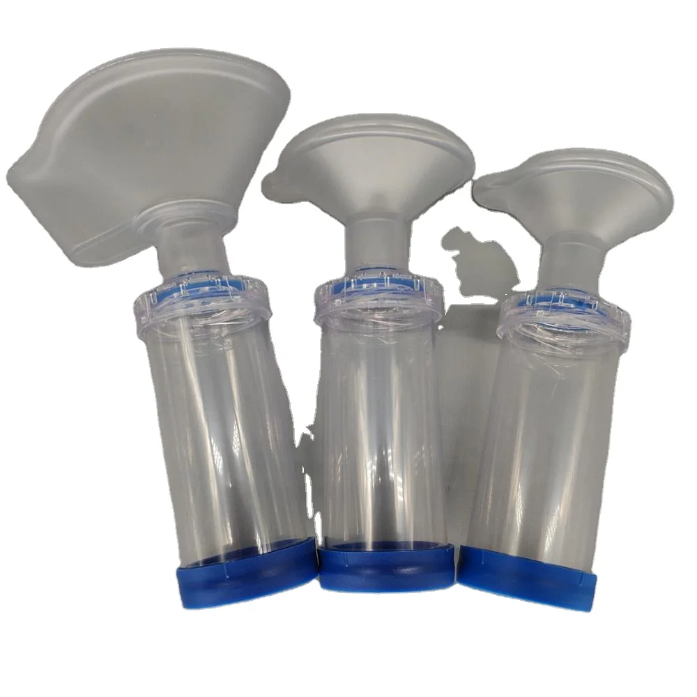 Disposable 180ML MDI spacer  Aero Chamber PVC Medical Dose Inhaler