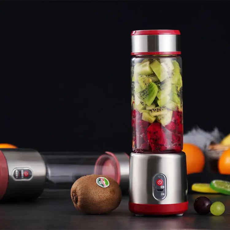 High-Performance Home Appliances Stainless Steel Blade Electric Fresh Fruit Juicer Blender Cup