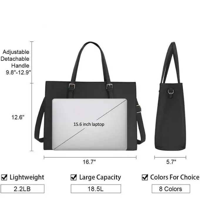 Fashion newest design hot selling lady women custom  PU polyester nylon canvas  tote bag for daily life office party