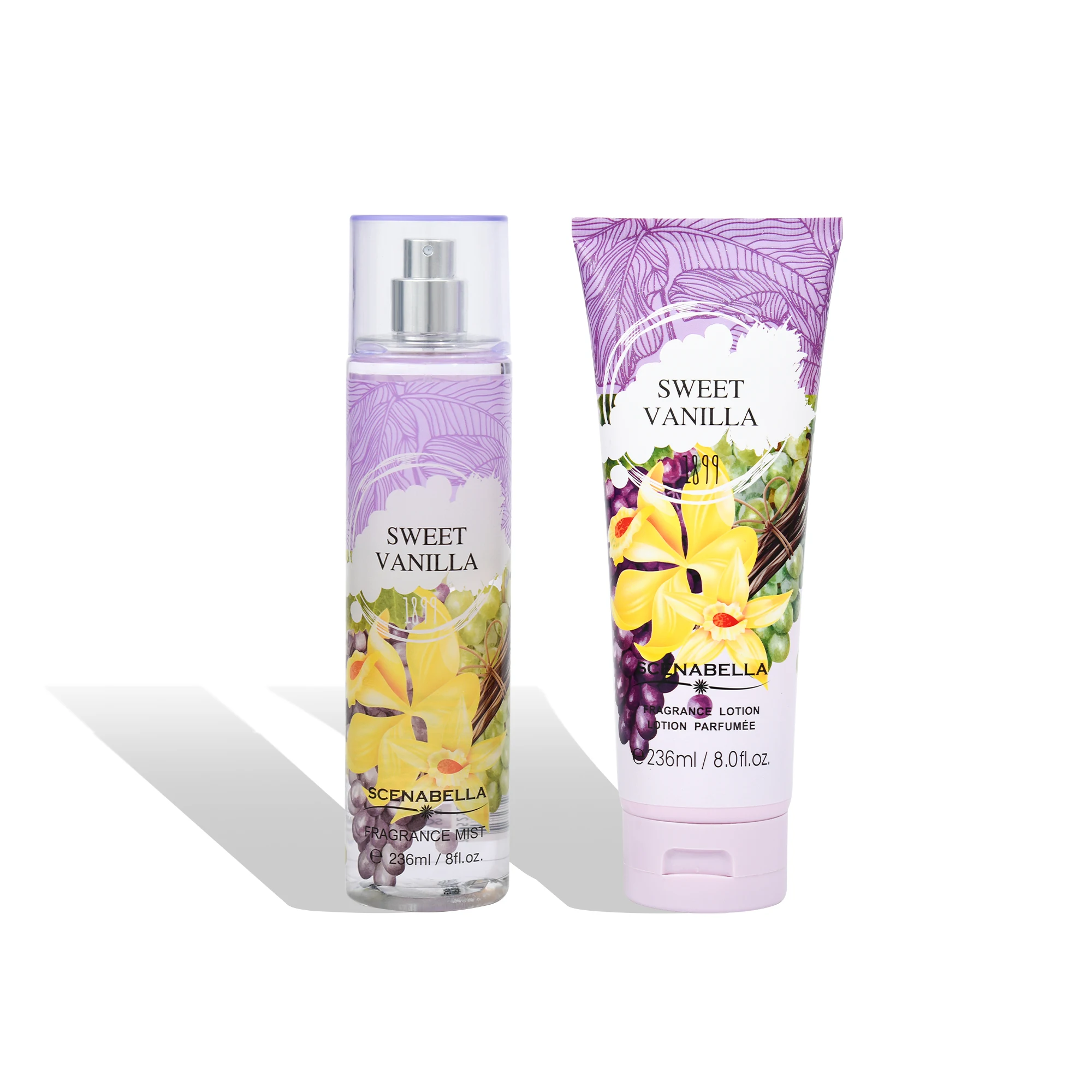 New Arrival Deodorant Perfume Spray Body Mist and Lotion Fruity and Flowers For Female