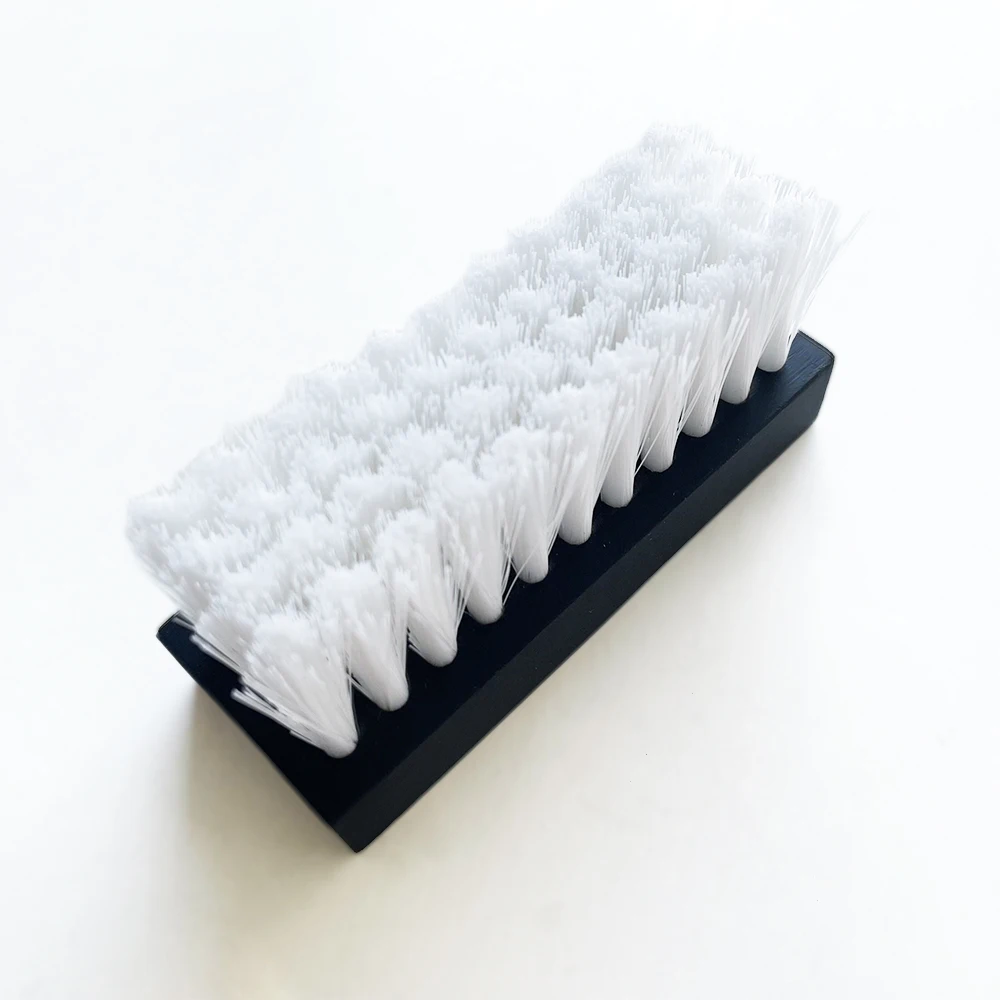 customized bristle hair nylon hair wooden shoe cleaner sneaker cleaning brush