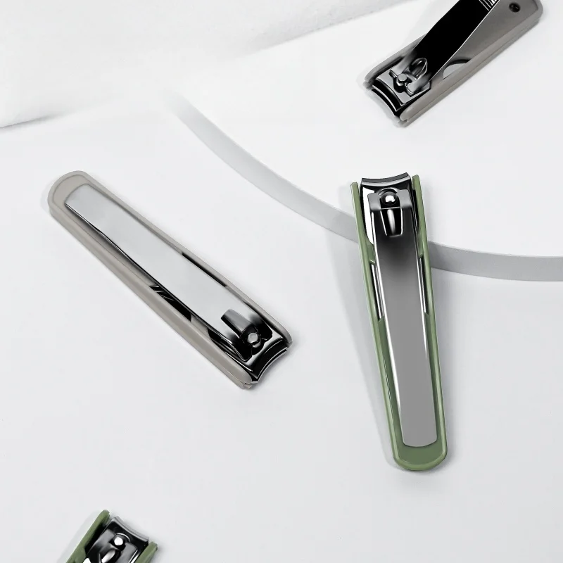 UUYP Best Selling Anti-Slip Matte Complete Portable Sharp Nail Trimming Cutter For Fingernail Toenail 2Pcs/Set Nail Cutter