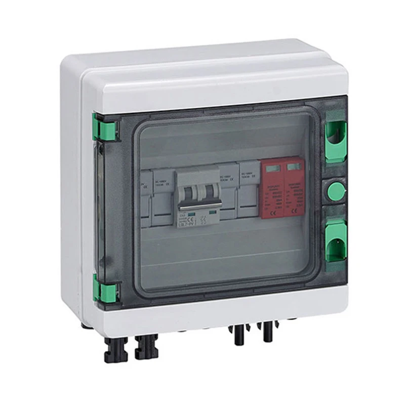 DC500V 2in 1out Solar Combiner Box Lightning Protection IP65 Solar System Solar DC Combiner Box