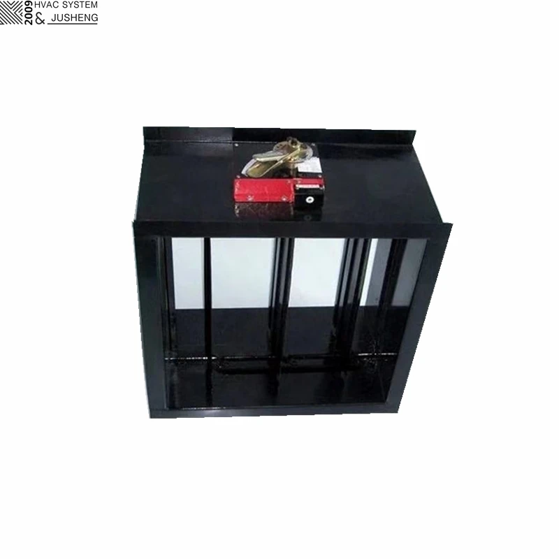 JuSheng HVAC Ventilation 70 Degree Automatic Motorized Electric Motor Fire Damper