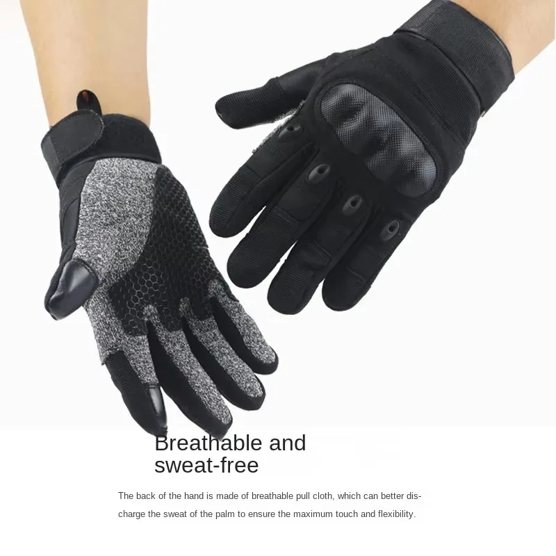 Safety  Level 5 anti-cut anti-stab Tactical Gloves  fan Outdoor male Special Forces  self-defense