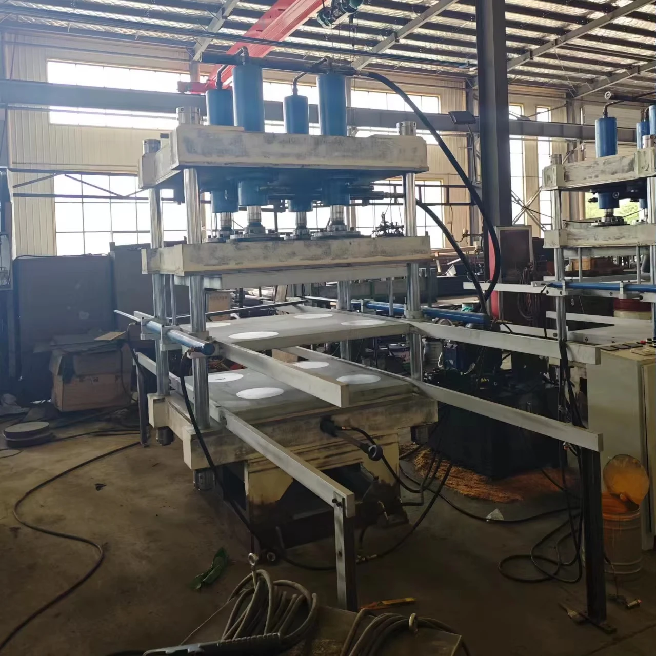 Rubber tiles curing press/floor mat making machine/rubber school mat curing press machine