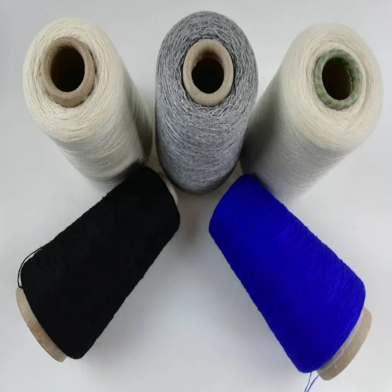 high spinning count Best recycled wholesale wool blended supplex yarn for carpet