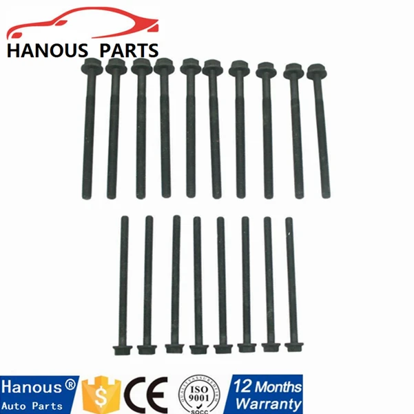 HANOUS Engine cylinder head bolt kit for Transit V348 XS7Q6065C2C  XS7Q6065A2D XS7Q-6065-C2C  XS7Q-6065-A2D