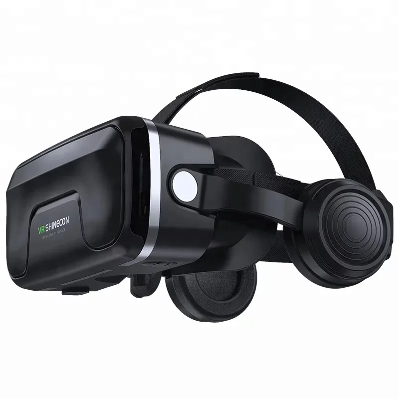 vr glasses 3D virtual reality game glasses with headphones vr glasses 3D virtual reality game