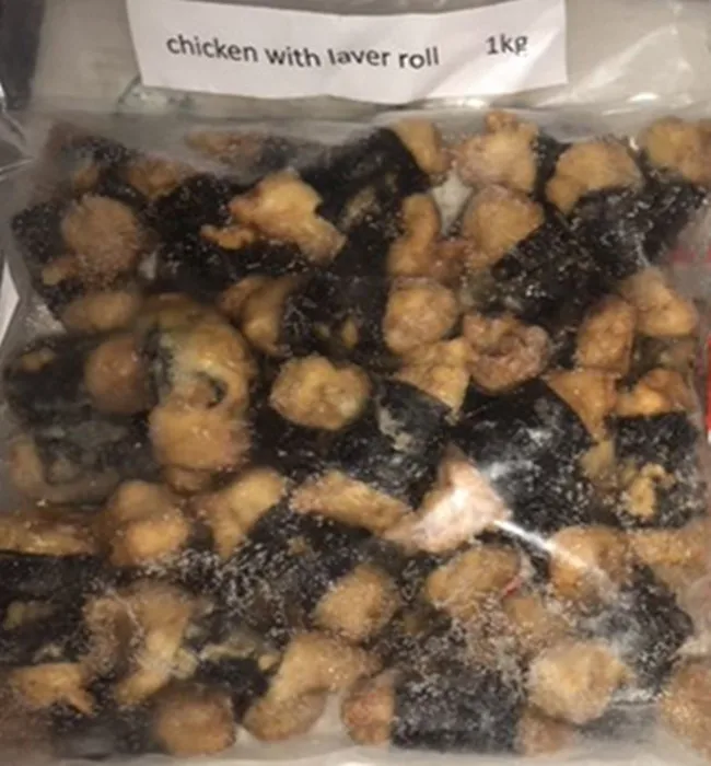 Chicken with Laver Roll