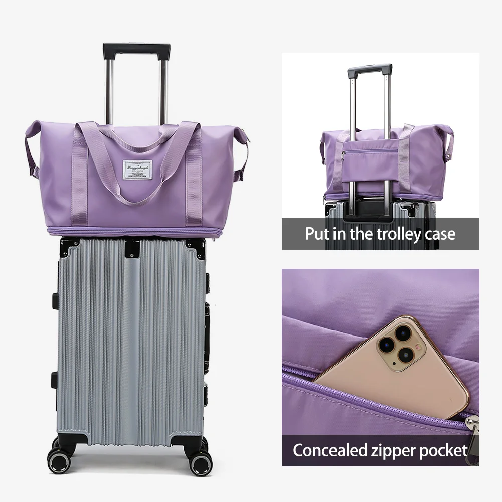 Небольшой минимальный заказ от производителя, вместительные водонепроницаемые спортивные сумки, Складная расширяемая дорожная сумка для мужчин и женщин