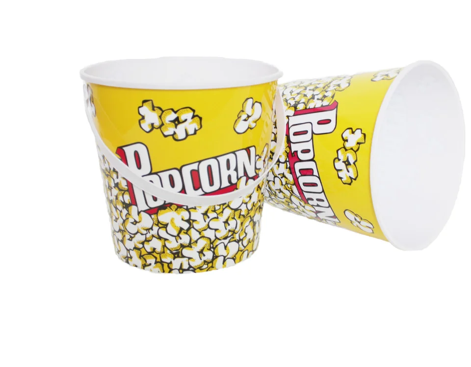 Factory Direct sales Halloween food grade 128 OZ plastic PP cup bowl Custom plastic popcorn bucket Cinema popcorn bucket