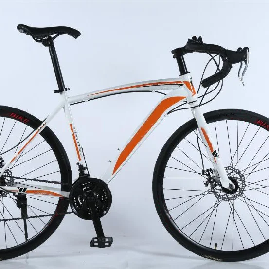 Design Hot Sales New Bike Ordinary Racing cycling Customized Steel Road Bicycle Dual Disc Brakes bike