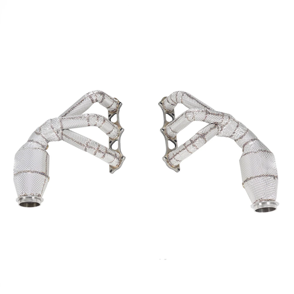 Hot selling 304 stainless steel exhaust manifold for Porsche 911 911.1 GT3 3.8L exhaust header