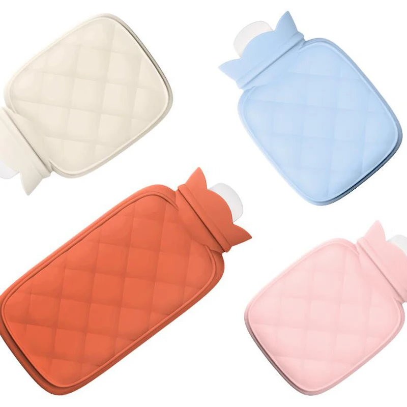 mini microwavable silicone hot water bag hot compress bag baby bottle warmer